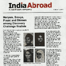 India Abroad Article