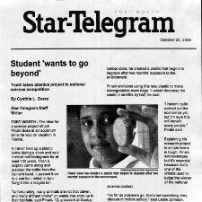Star Telegram Article